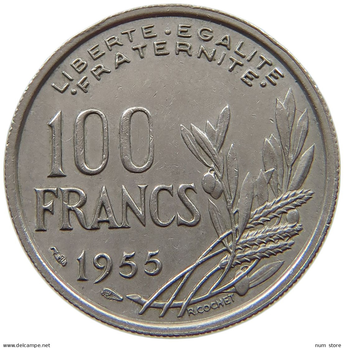 FRANCE 100 FRANCS 1955 #a016 0513 - 100 Francs