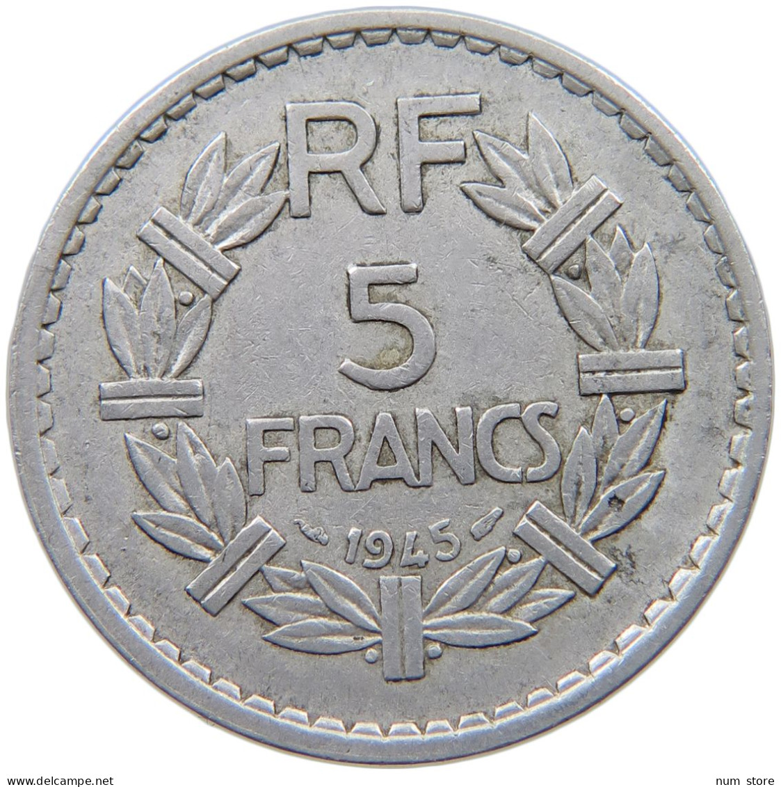 FRANCE 5 FRANCS 1945 #c078 0403 - 5 Francs