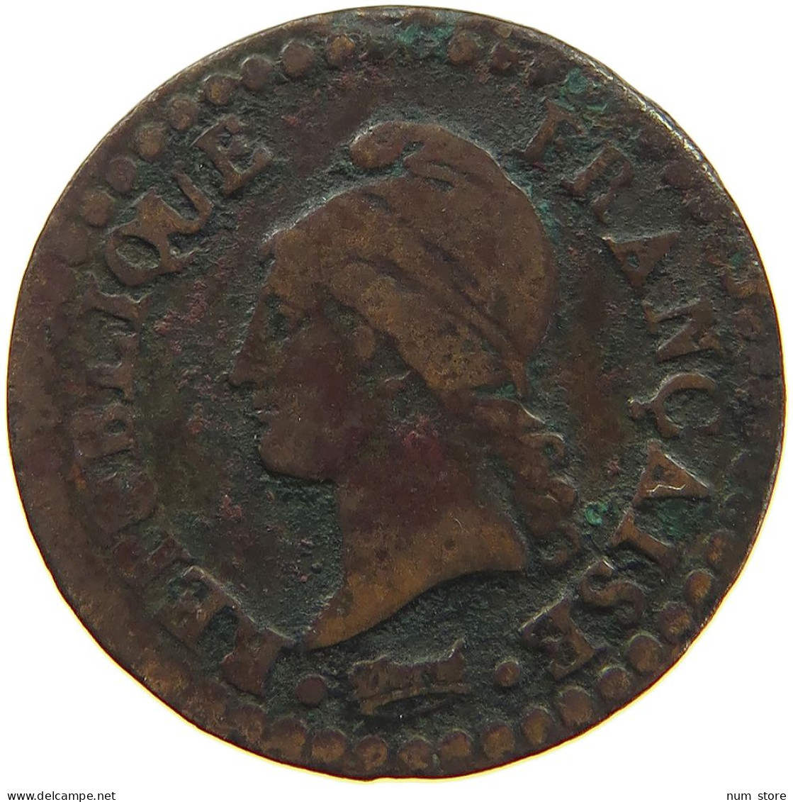 FRANCE CENTIME L AN 7 A #c065 0135 - 1 Centime