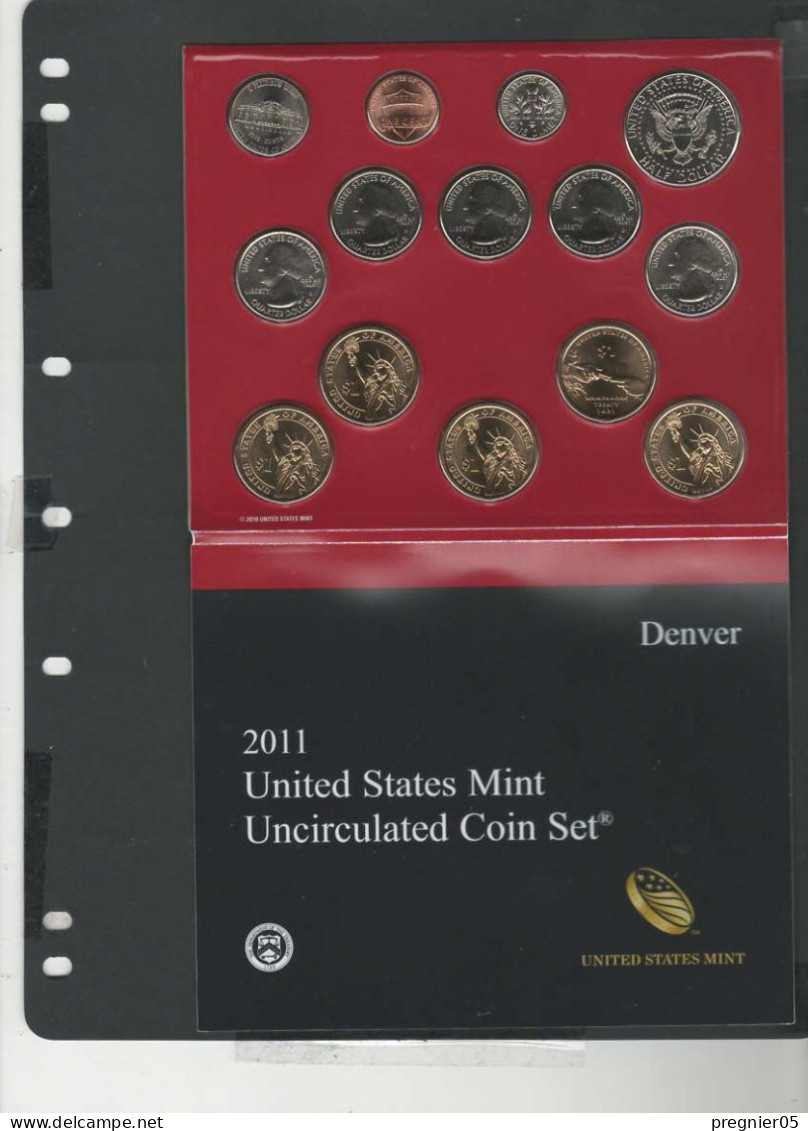 Baisse De Prix USA -  2 Blisters 28 Pièces Mint Uncirculated Série 2011 - Mint Sets