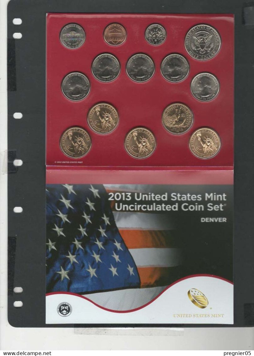 Baisse De Prix USA -  2 Blisters 28 Pièces Mint Uncirculated Série 2013 - Mint Sets