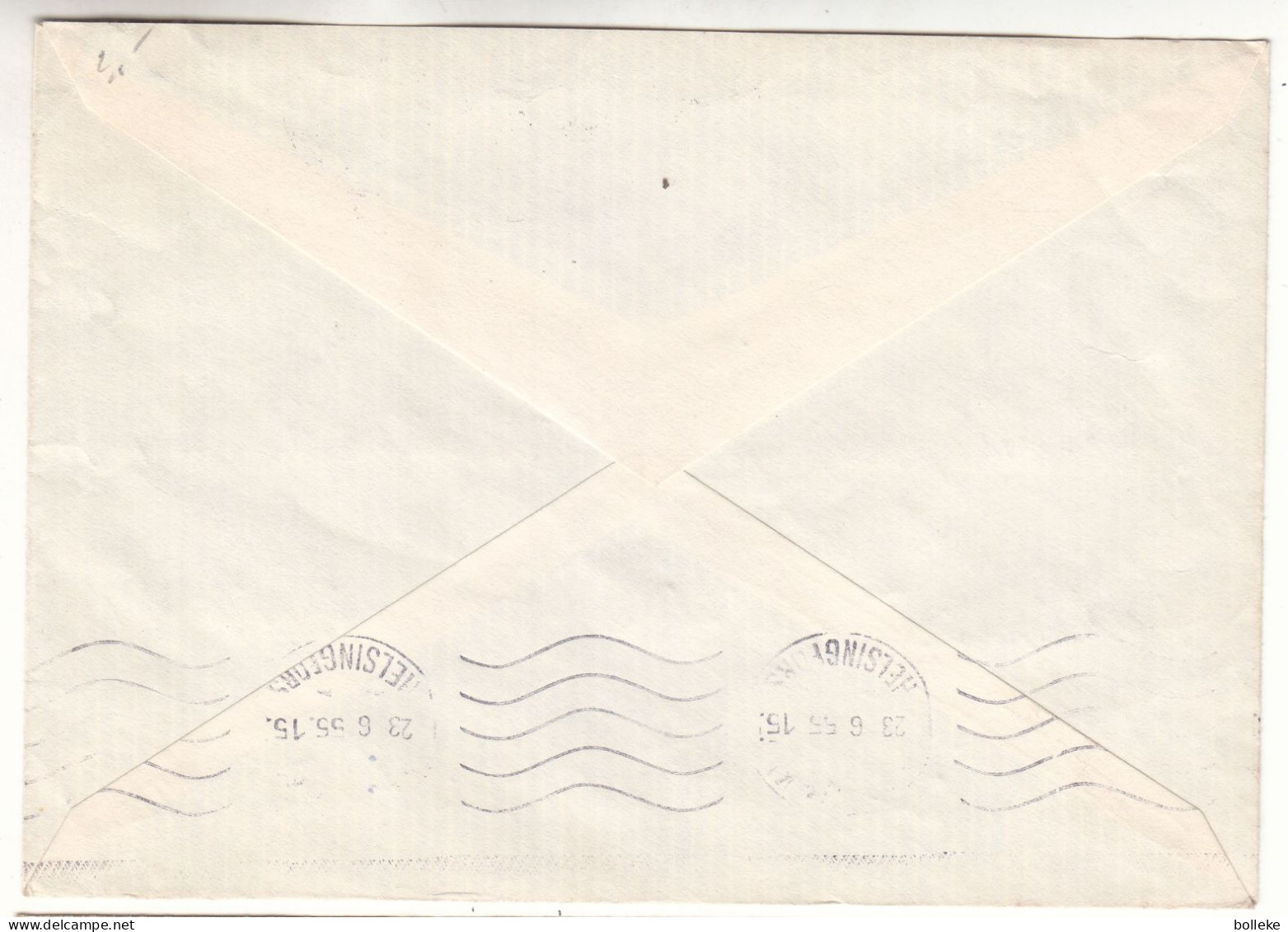 Finlande - Lettre De 1955 - Oblit Luo ... - Avec Cachet Rural 3431 - - Cartas & Documentos