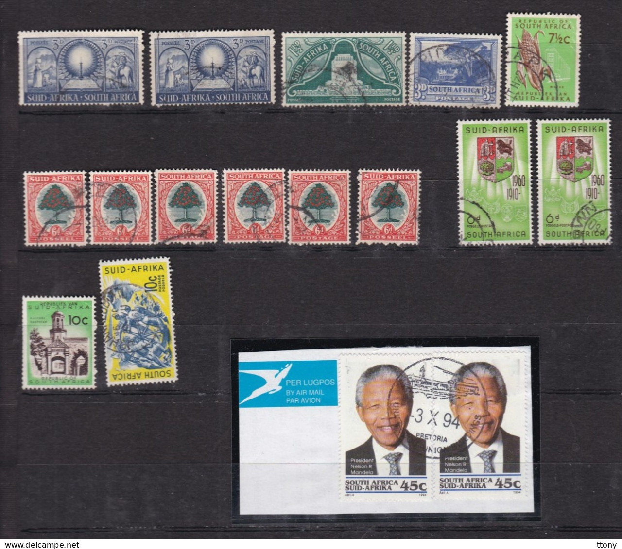 60 Timbres South Afrika   Suid Afrika Afrique Du Sud  Différentes Années   Plusieurs Timbres Identiques - Altri & Non Classificati