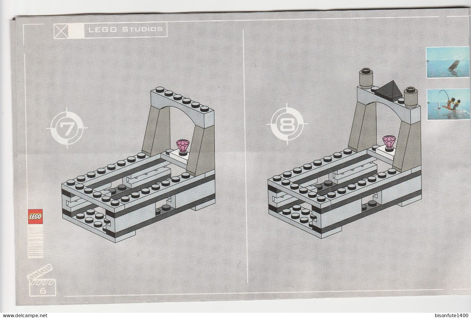 Plan De Montage Lego System STUDIOS 1355 (Voir Photos) - Lego System