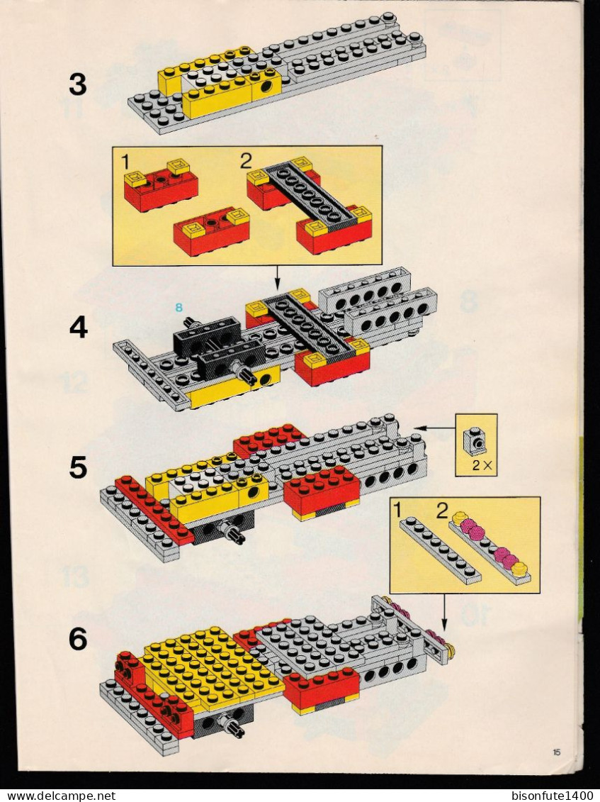 Plan De Montage Lego System BASIC 715 Avec 7 Modèles De Montage Différents (Voir Photos) - Lego System