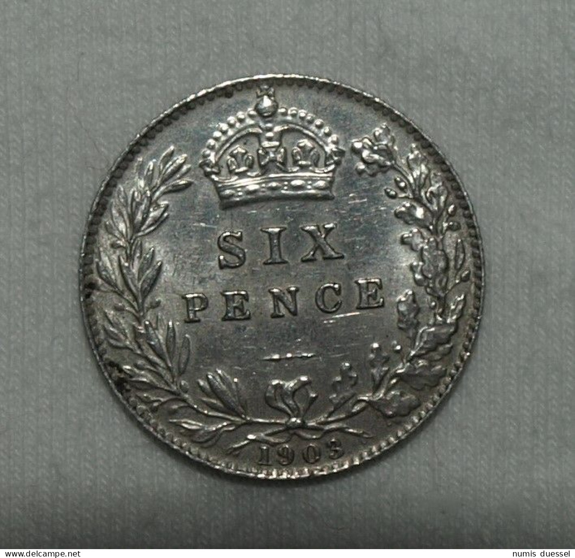 Silber/Silver Großbritannien/Great Britain Edward VII, 1903, 6 Pence Funz/AU - Other & Unclassified