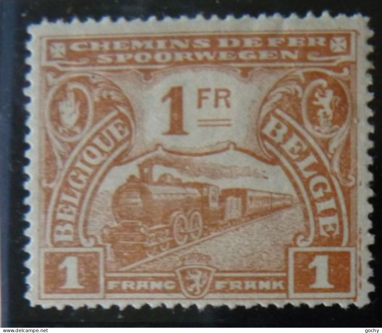 BELGIUM :   1920 - CHEMINS DE FER - CF  114  * - Mint