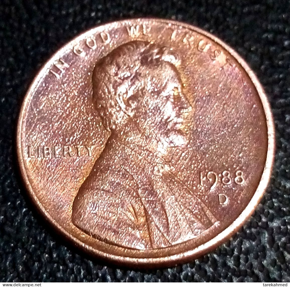 USA 1988, ERROR As Shown, Unique Gomas - 1959-…: Lincoln, Memorial Reverse