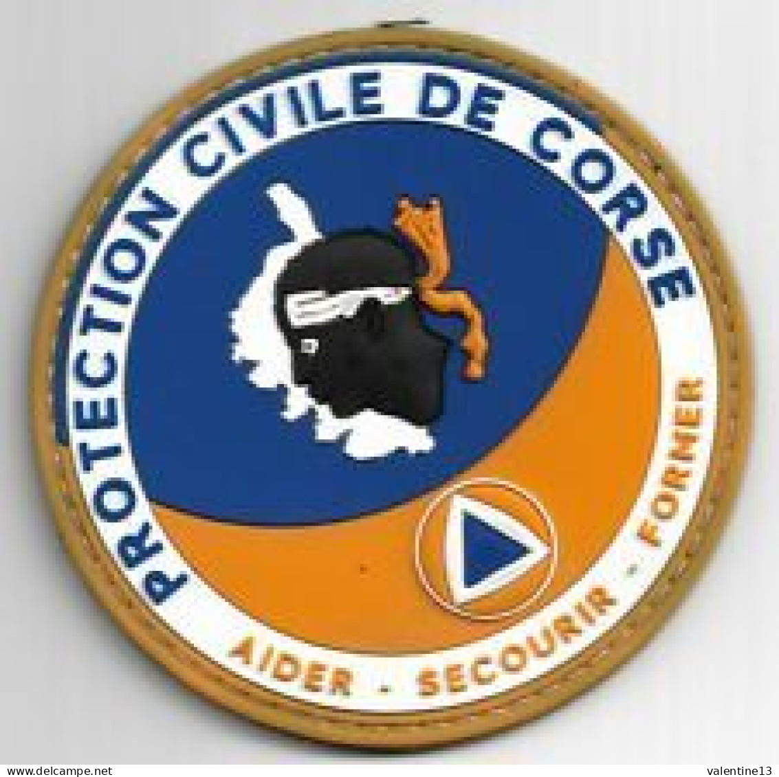 Ecusson PVC PROTECTION CIVILE CORSE - Feuerwehr