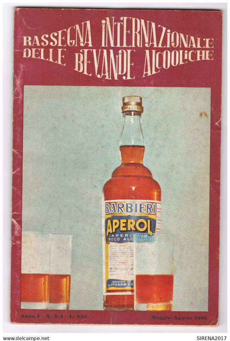 RASSEGNA INTERNAZIONALE DELLE BEVANDE ALCOOLICHE - ANNO 1 N° 3-4 Del 1966 - Ontwikkeling