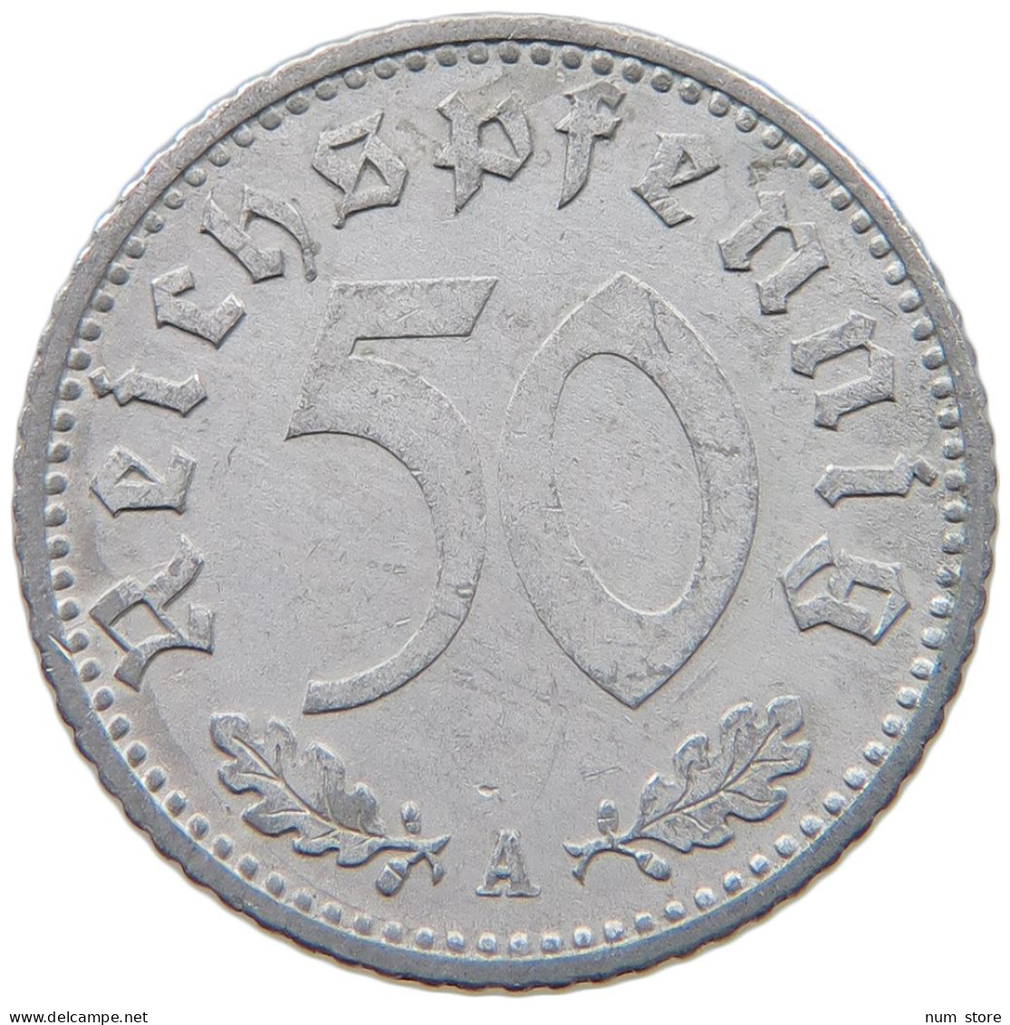 GERMANY 50 PFENNIG 1935 A #a051 0321 - 50 Reichspfennig