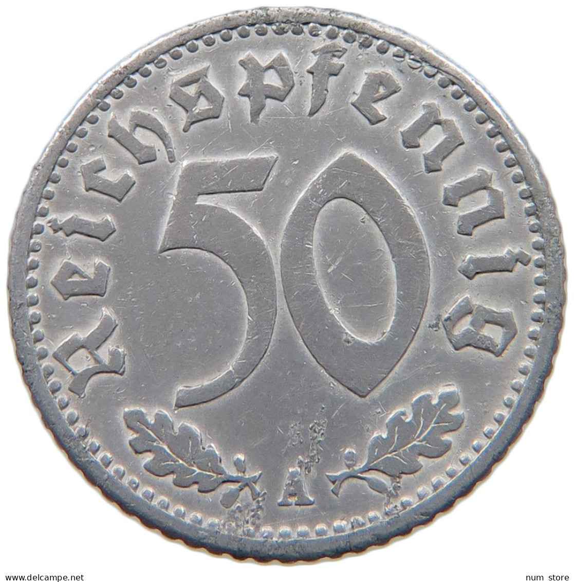 GERMANY 50 PFENNIG 1935 A #a051 0317 - 50 Reichspfennig