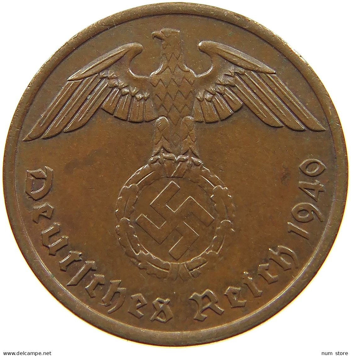 GERMANY 2 PFENNIG 1940 A #c022 0323 - 2 Reichspfennig