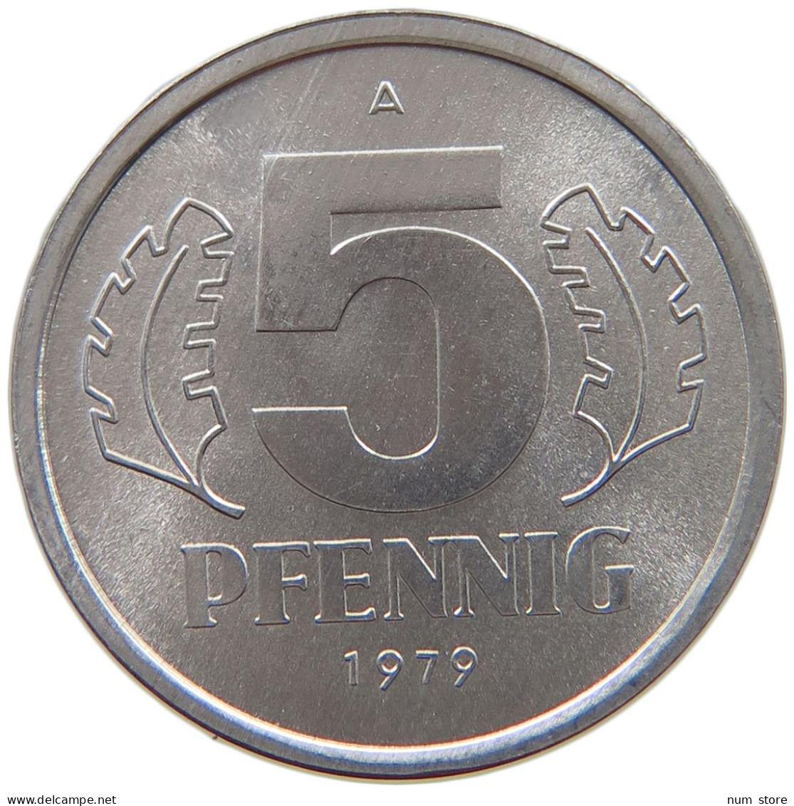 GERMANY DDR 5 PFENNIG 1979 TOP #a076 0355 - 5 Pfennig