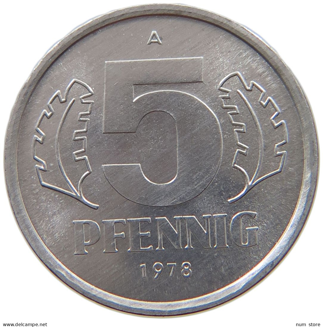 GERMANY DDR 5 PFENNIG 1978 TOP #a076 0337 - 5 Pfennig