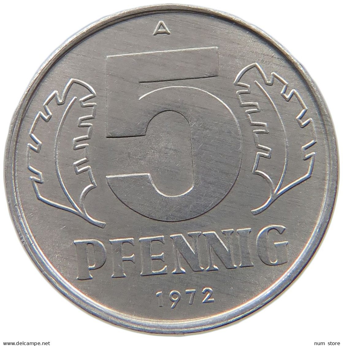 GERMANY DDR 5 PFENNIG 1972 TOP #s069 0669 - 5 Pfennig