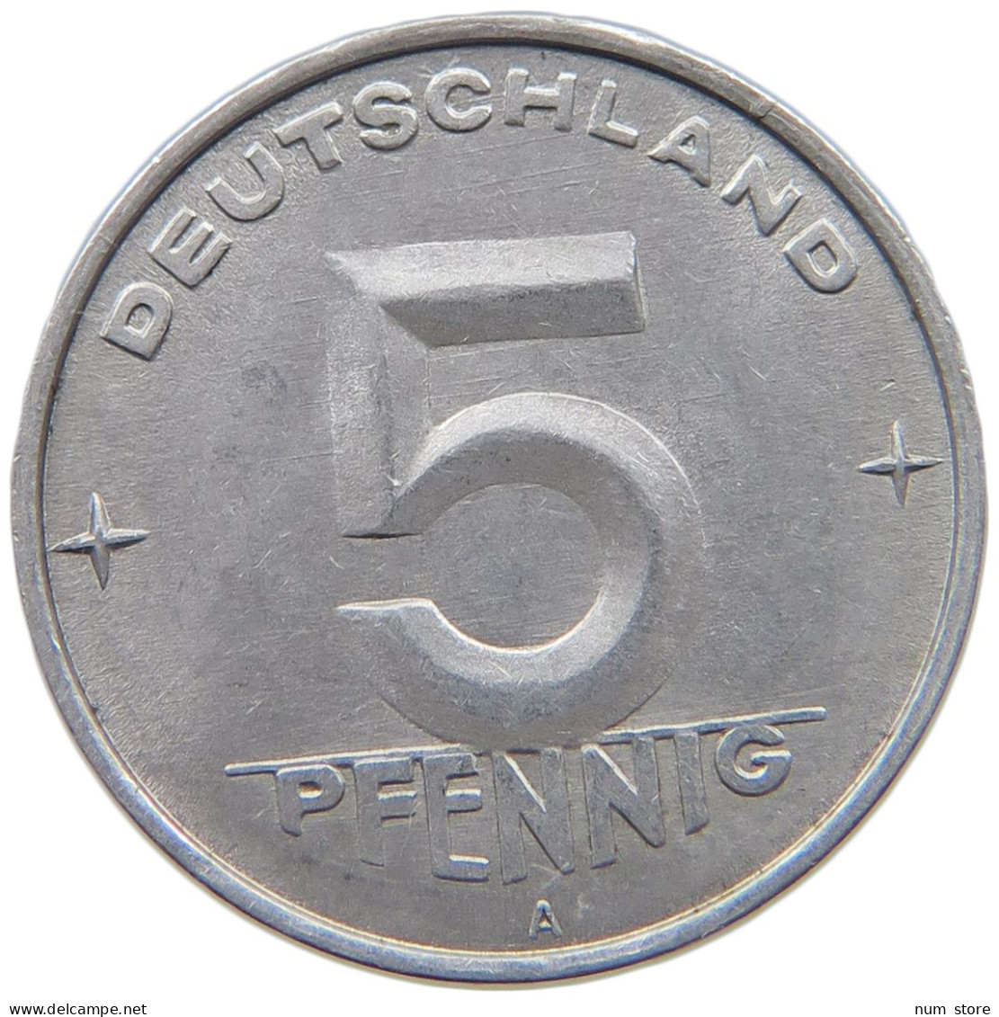 GERMANY DDR 5 PFENNIG 1952 A #c078 0607 - 5 Pfennig