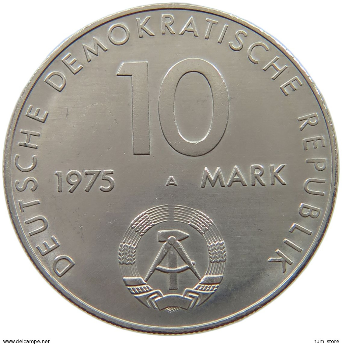 GERMANY DDR 10 MARK 1975 TOP #a078 0021 - 10 Mark