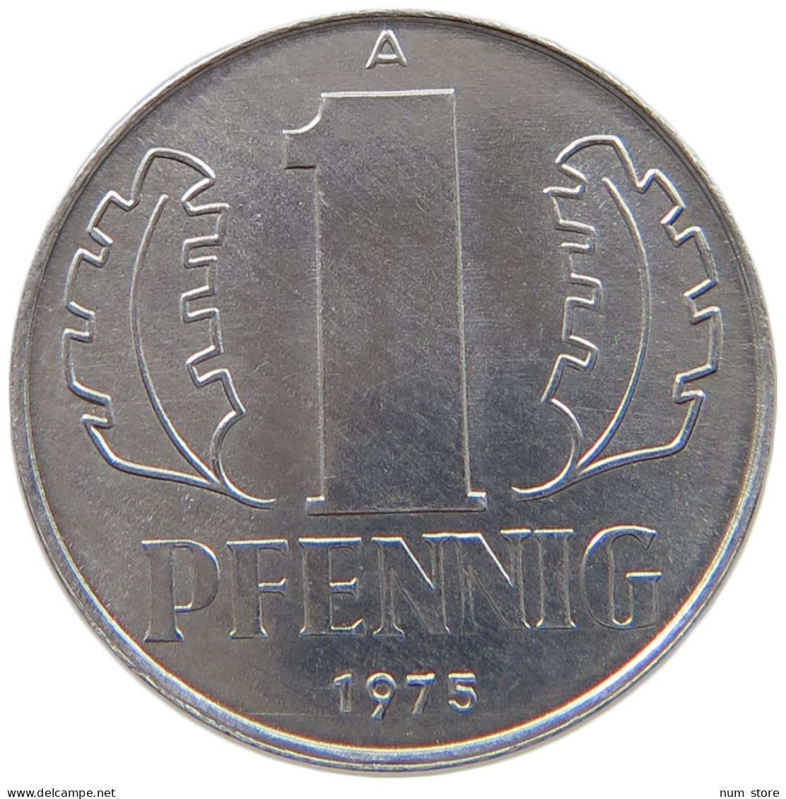 GERMANY DDR 1 PFENNIG 1975 TOP #a076 0413 - 1 Pfennig