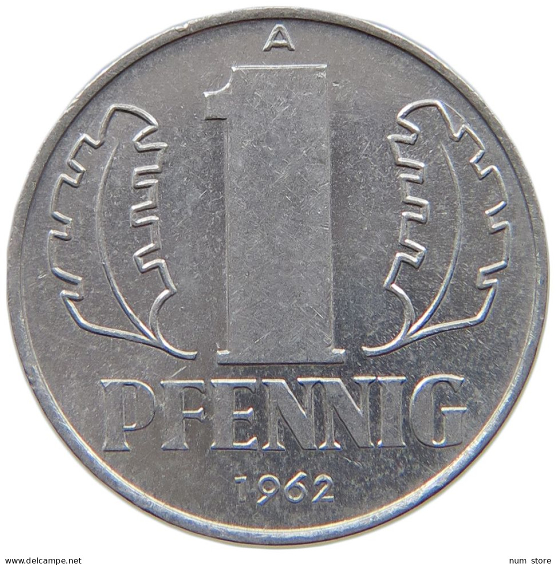 GERMANY DDR 1 PFENNIG 1962 #a076 0381 - 1 Pfennig