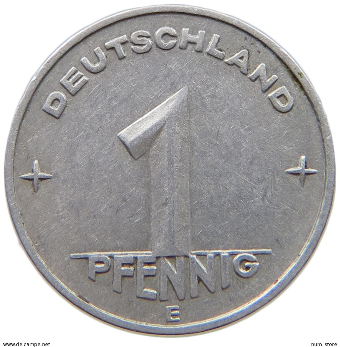 GERMANY DDR 1 PFENNIG 1953 E #a076 0437 - 1 Pfennig