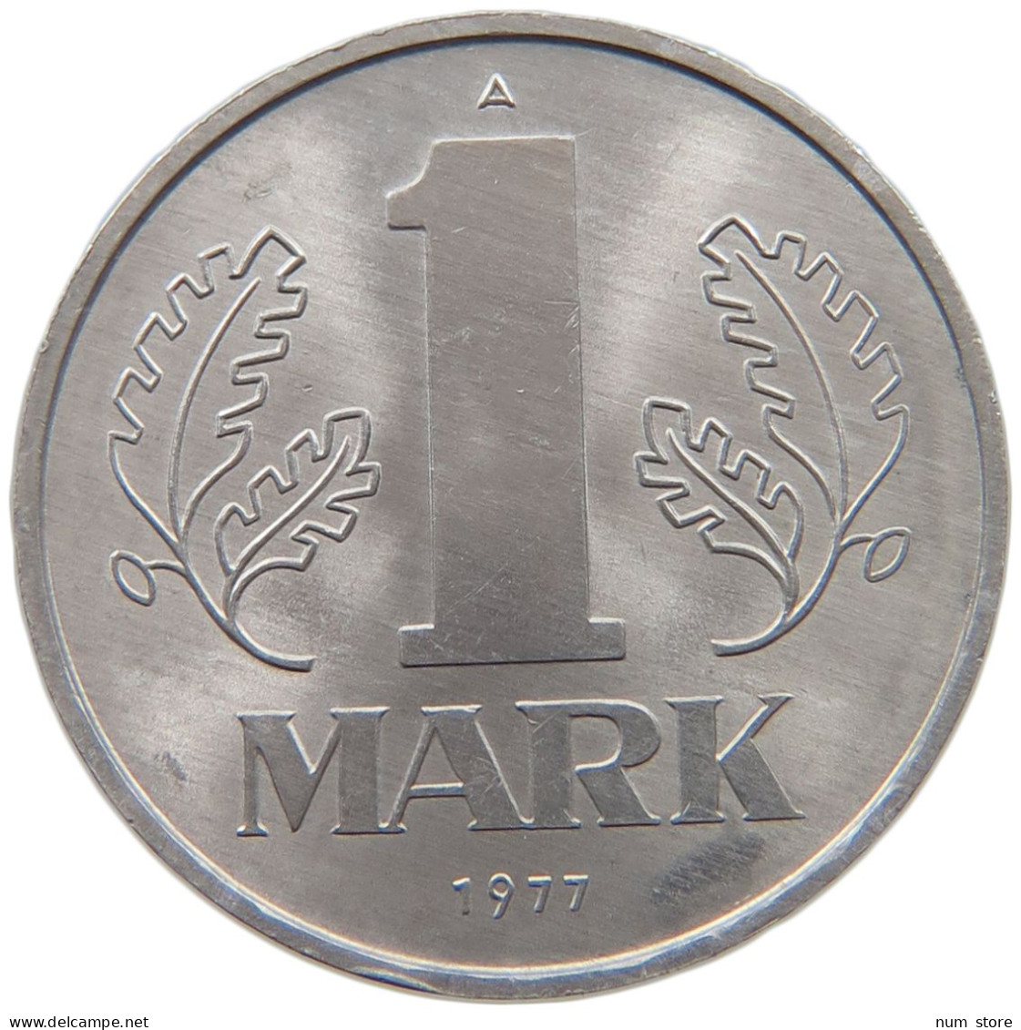 GERMANY DDR 1 MARK 1977 TOP #c078 0449 - 1 Mark