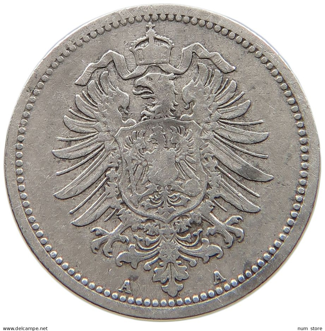 GERMANY EMPIRE 20 PFENNIG 1874 A #s059 0463 - 20 Pfennig