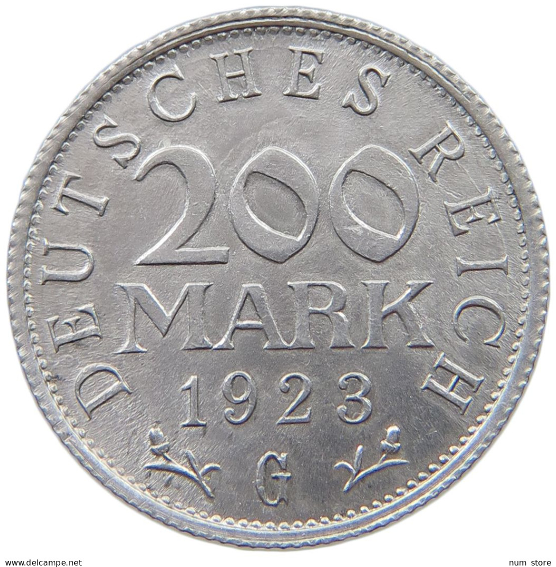 GERMANY WEIMAR 200 MARK 1923 G TOP #a021 0987 - 200 & 500 Mark