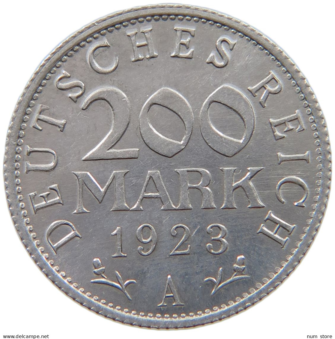 GERMANY WEIMAR 200 MARK 1923 A TOP #a053 0593 - 200 & 500 Mark