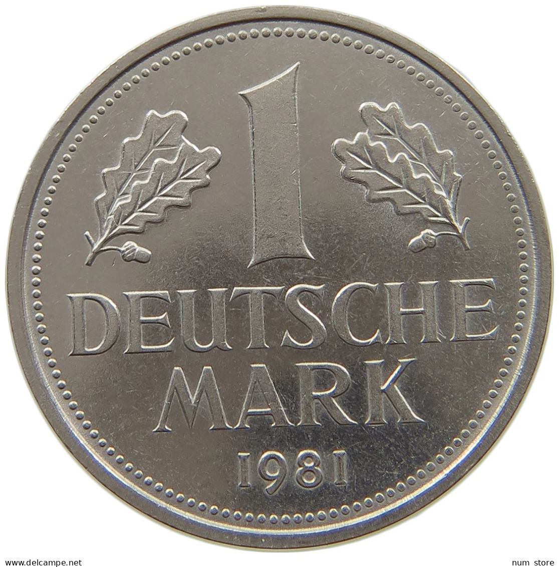 GERMANY WEST 1 MARK 1981 G #a069 0617 - 1 Mark