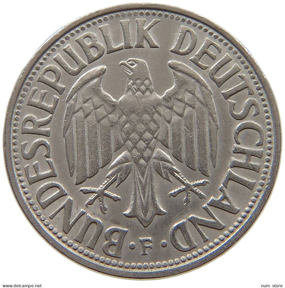GERMANY WEST 1 MARK 1971 F #a069 0599 - 1 Mark