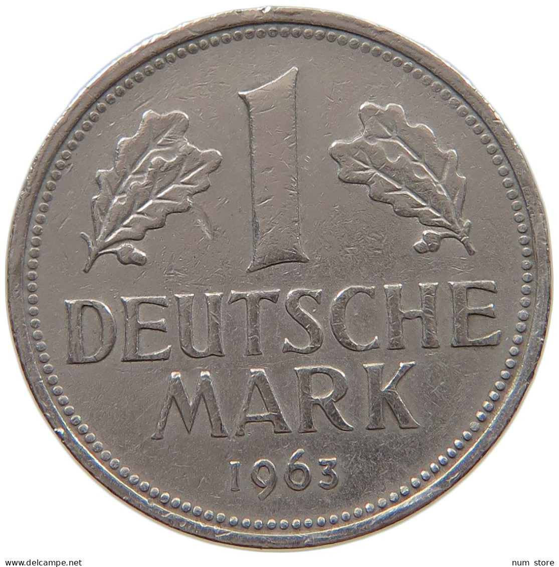 GERMANY WEST 1 MARK 1963 F #a061 0277 - 1 Mark