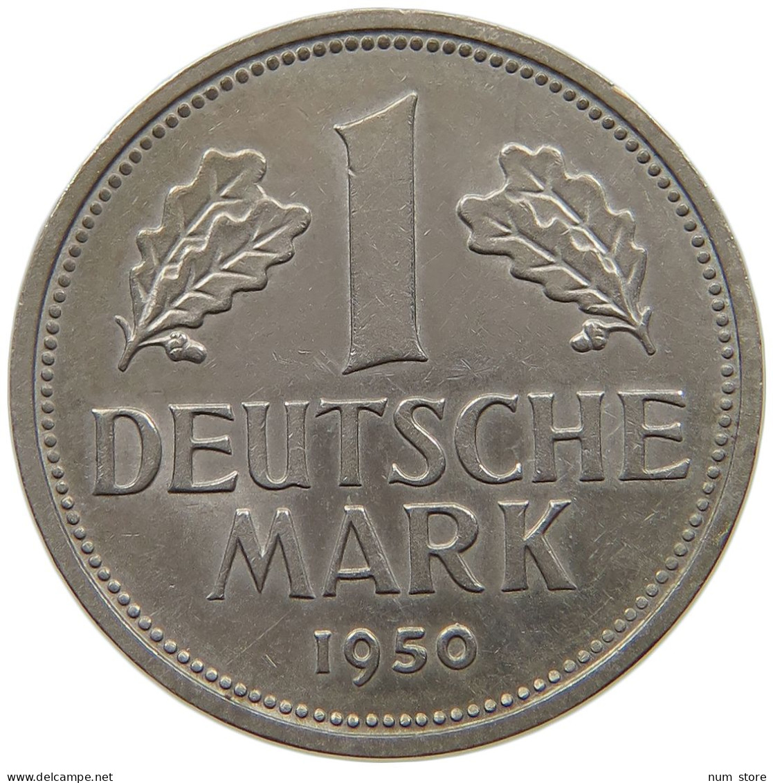 GERMANY WEST 1 MARK 1950 F #a072 0231 - 1 Mark