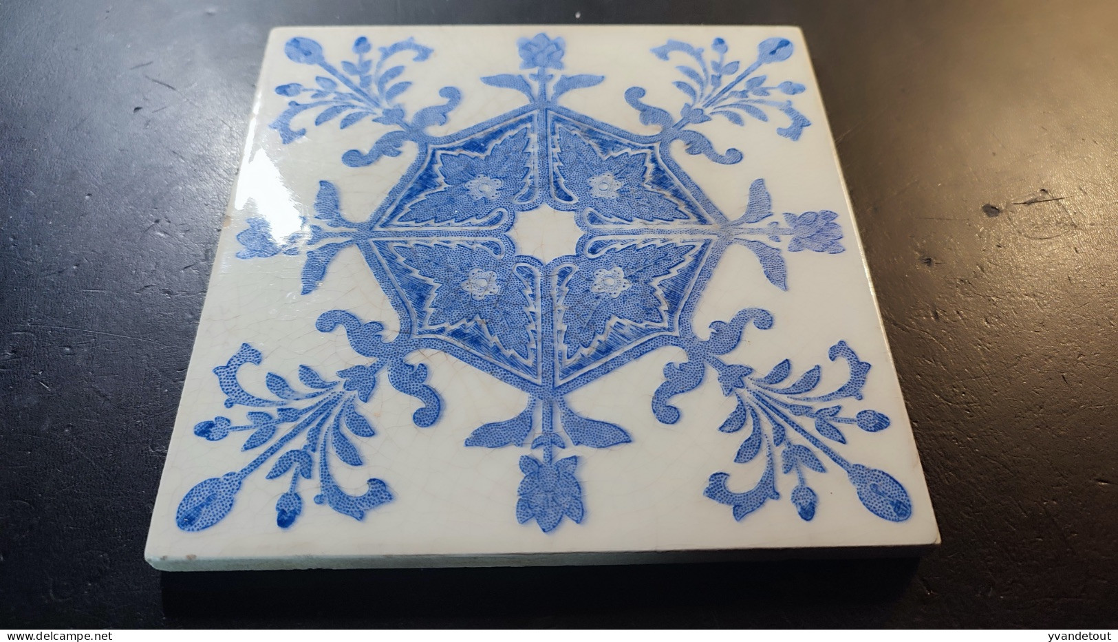 Carrelage Ancien. Style Delft. - Other & Unclassified