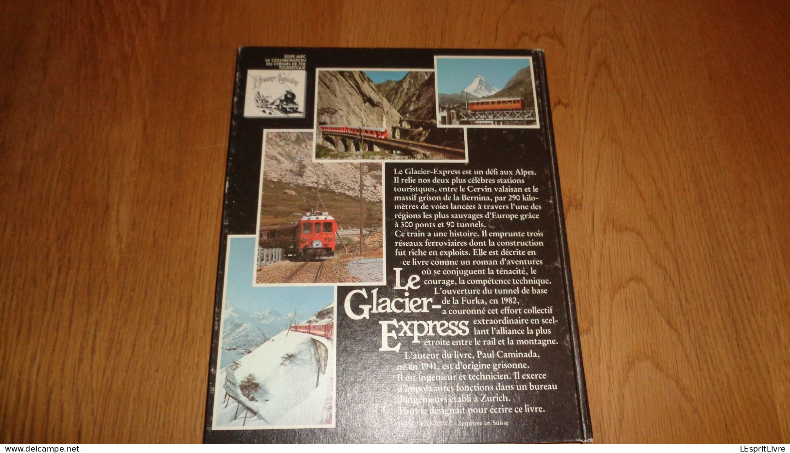 LE GLACIER EXPRESS Chemins de Fer Suisse Train Funiculaire Saint Morit Zermatt Viege Brigues Tunnel Pont Albuda Samaden