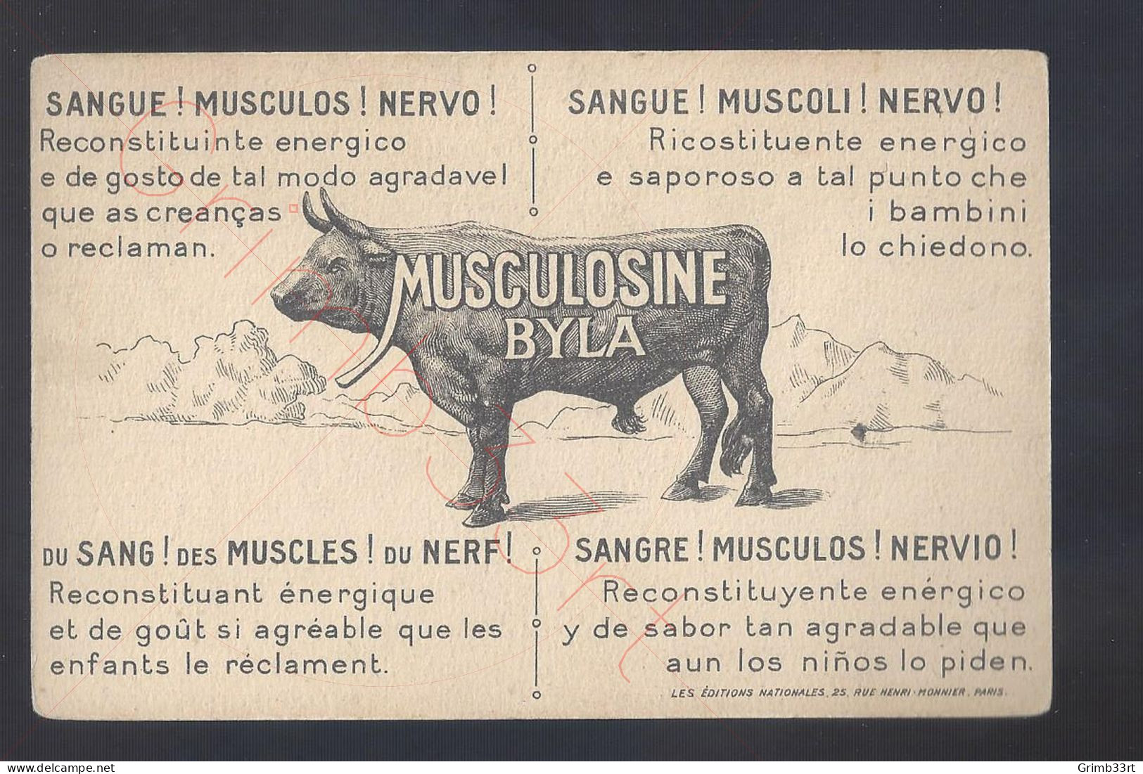 L. Lessieux - Musculosine Byla - Égypte - Postkaart - Lessieux