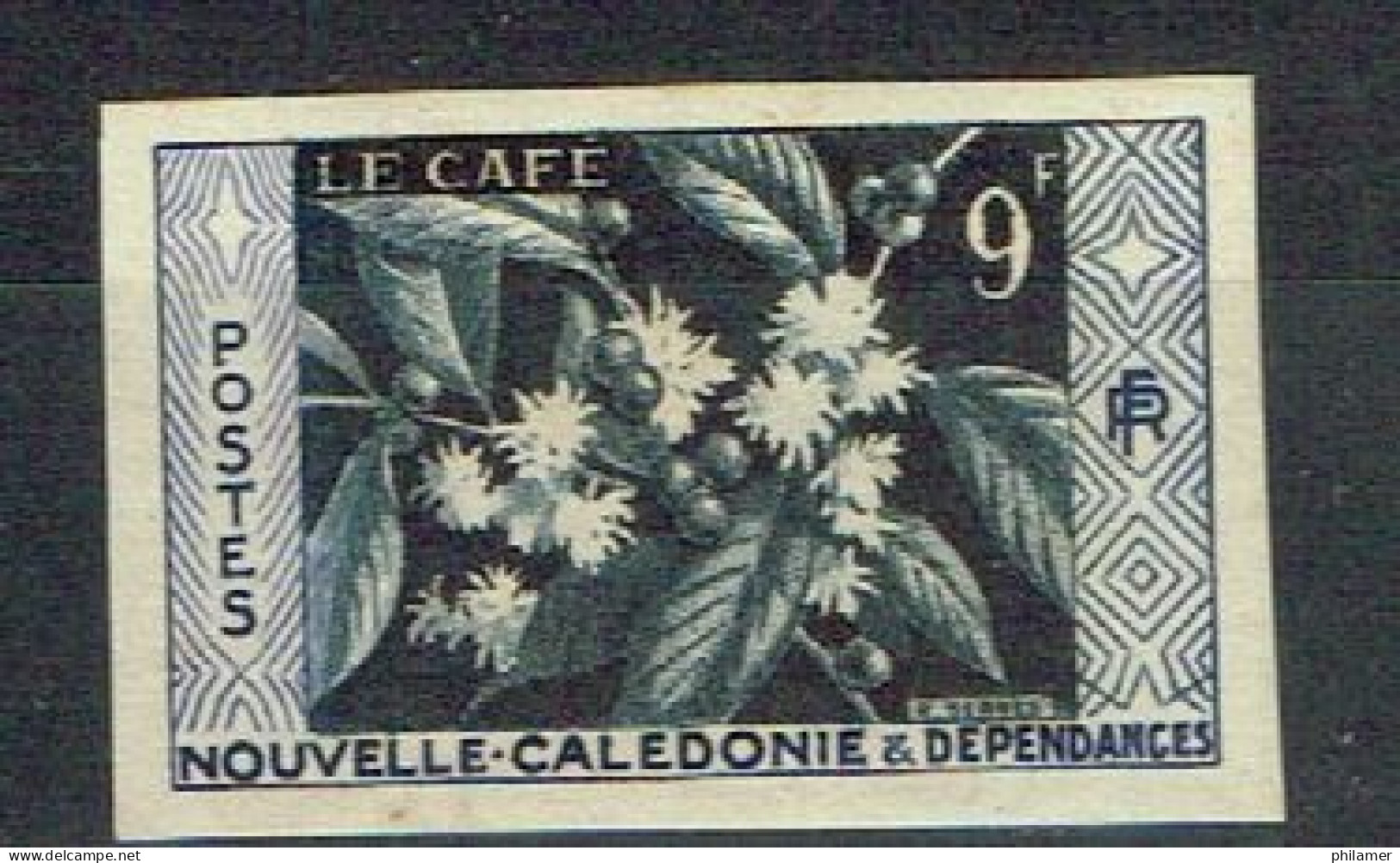 Nouvelle Caledonie Caledonia Timbre NON DENTELE CAFE CERISE FRUIT CAFEIER  NEUF YT 286 BE - Nuevos