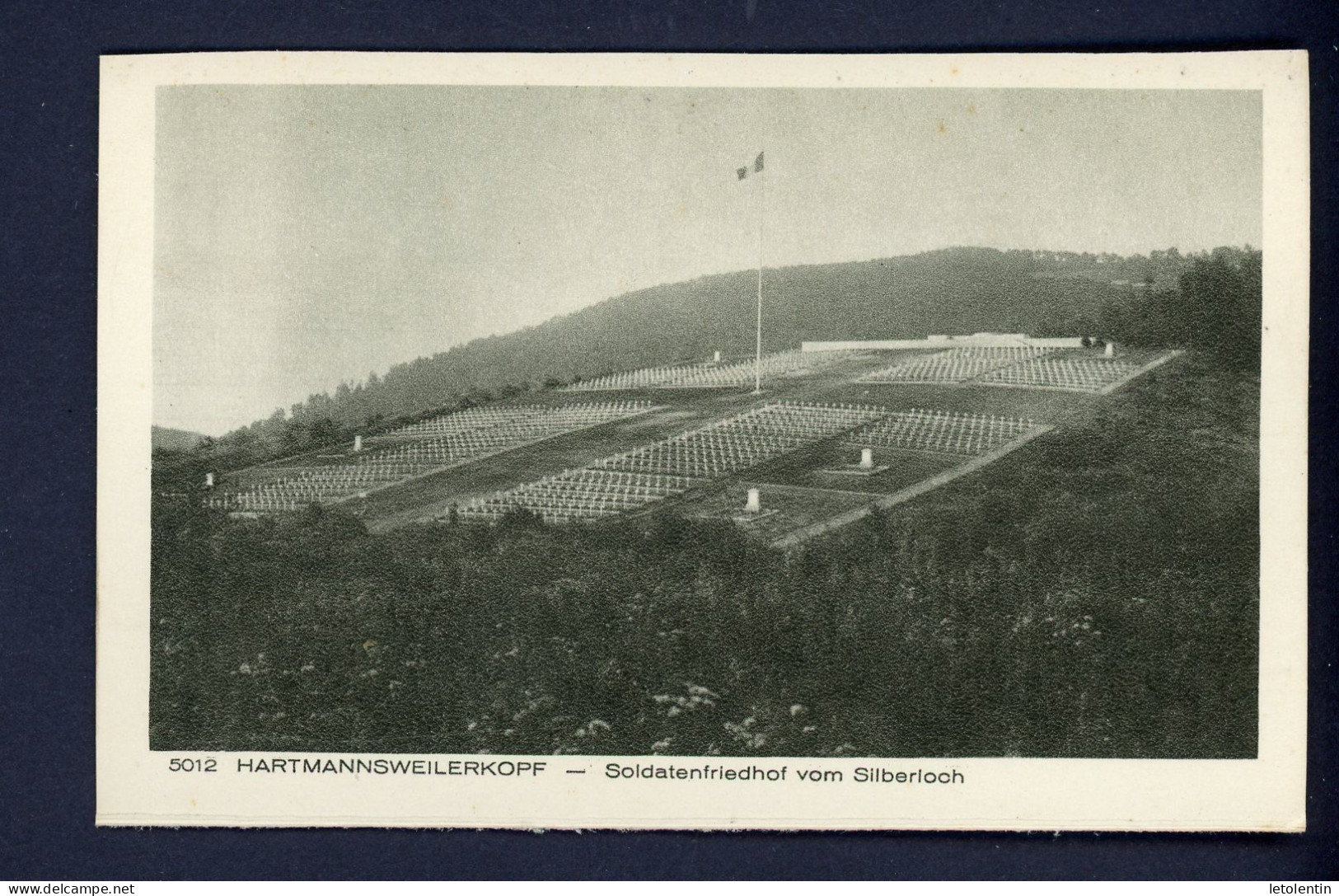 CPA - 68 - HARTMANNSWEILERKOPF - SOLDATENFRIEDHOF VOM SILBERLOCH - Cernay