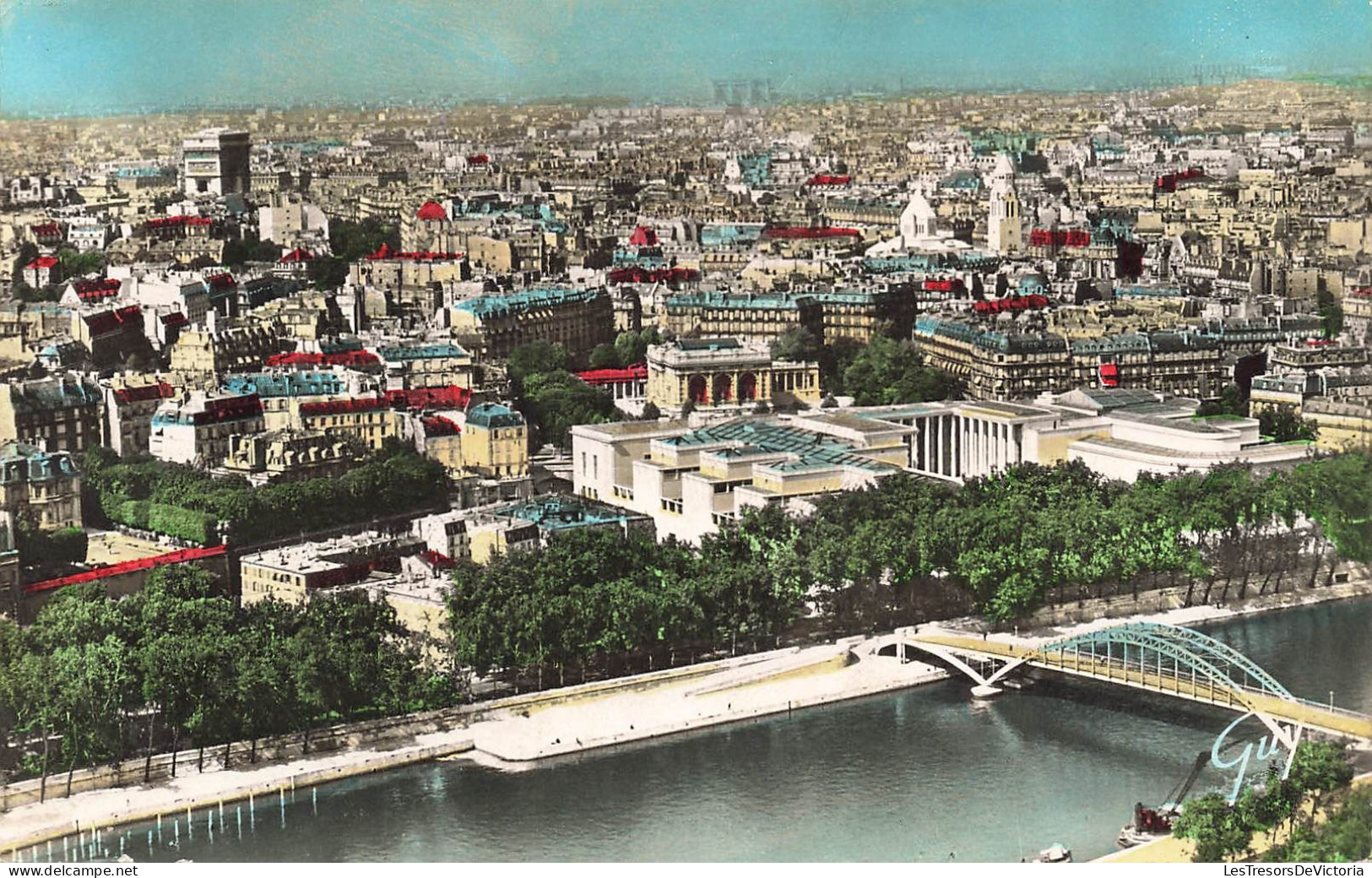 FRANCE - Paris - Panorama Sur Paris Prise De La Tour Eiffel - Colorisé - Carte Postale - Panoramic Views