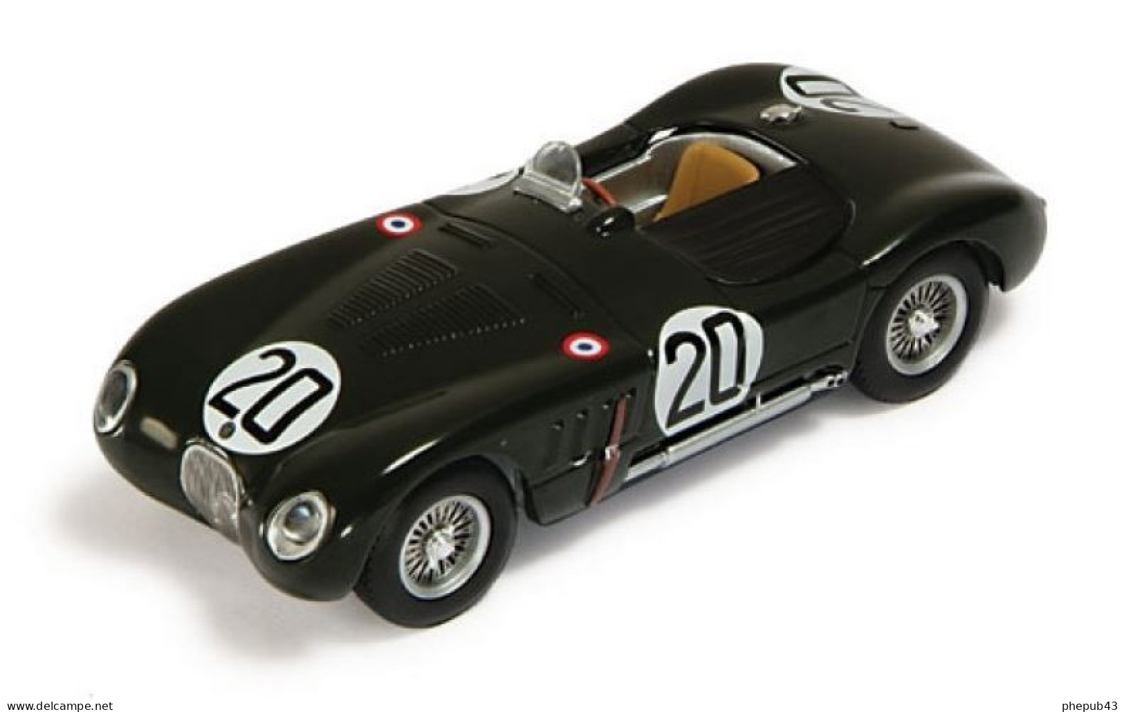 Jaguar XK120C - 1st 24h Le Mans 1951 #20 - P. Walker/P. Whitehead - Ixo - Ixo