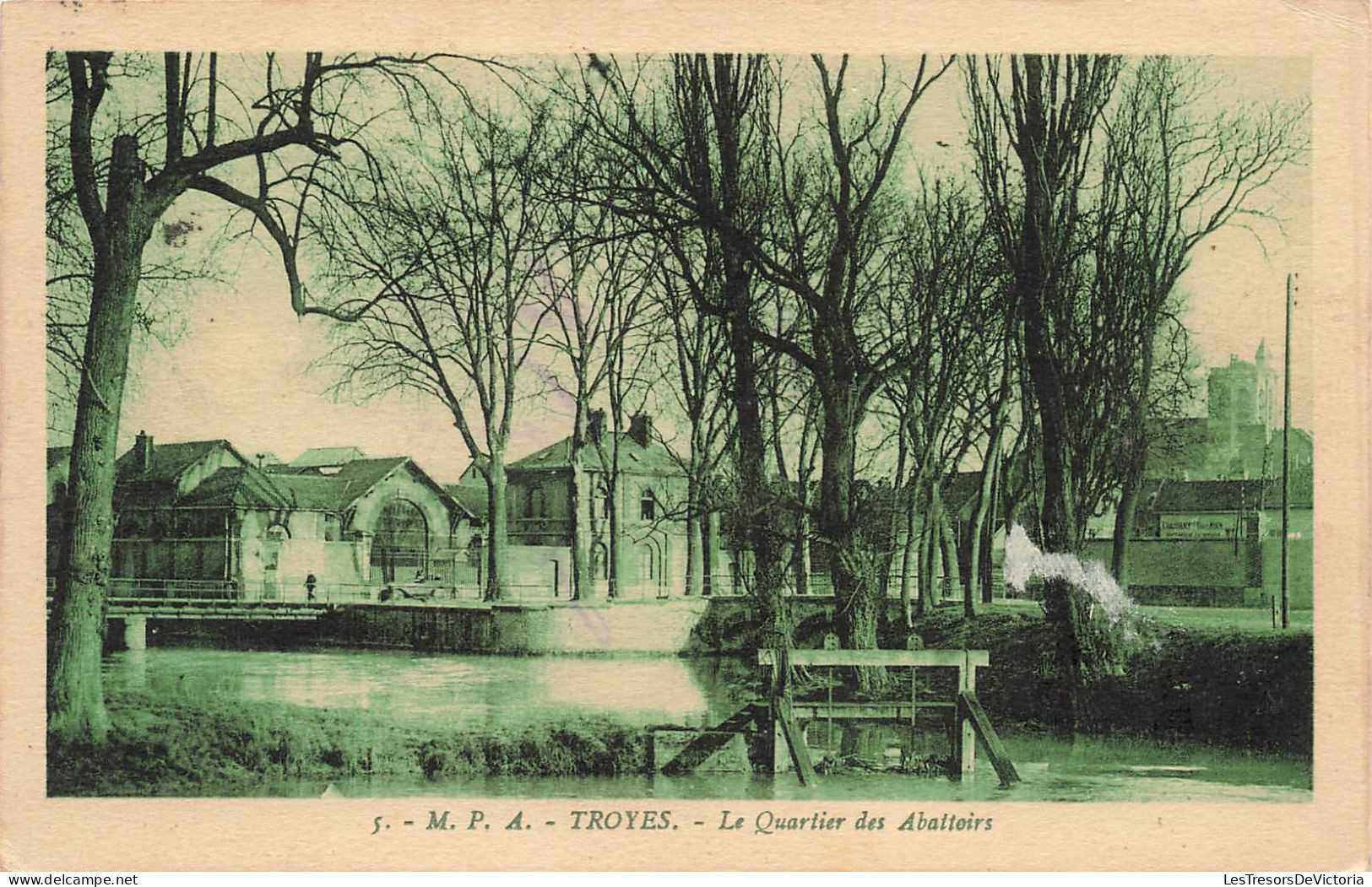 FRANCE - Troyes - Le Quartier Des Abattoirs - Carte Postale Ancienne - Troyes