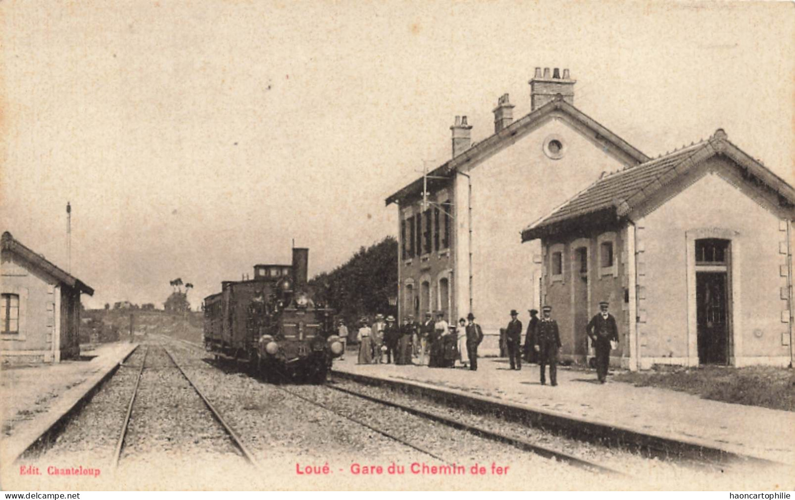 72 Loué Gare Du Chemin De Fer - Loue