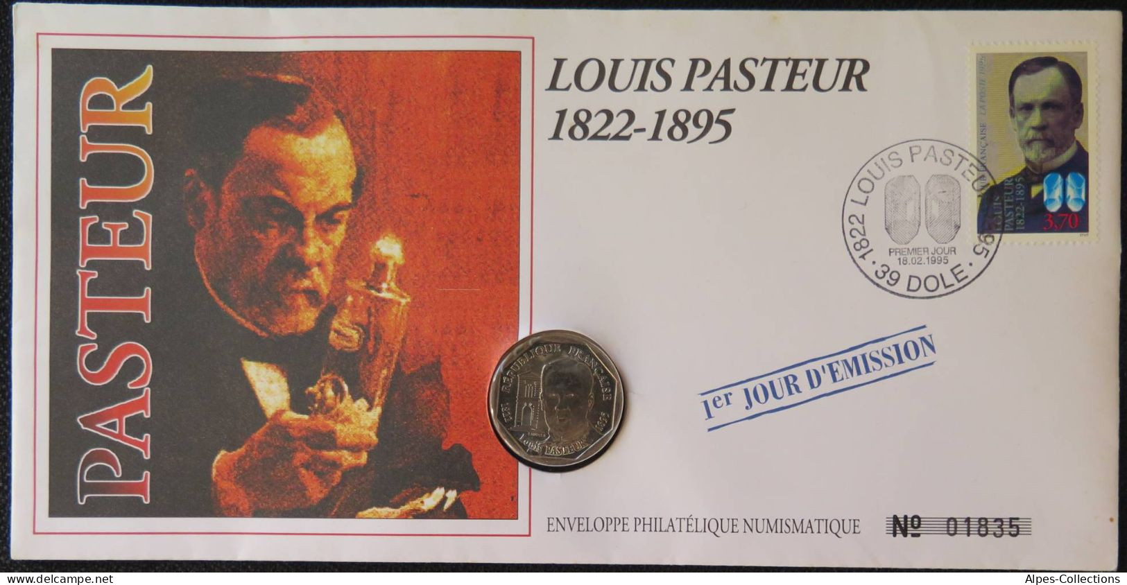 F27402.3 - FRANCE - 2 Francs Louis Pasteur -1995 - Numiscover - 2 Francs