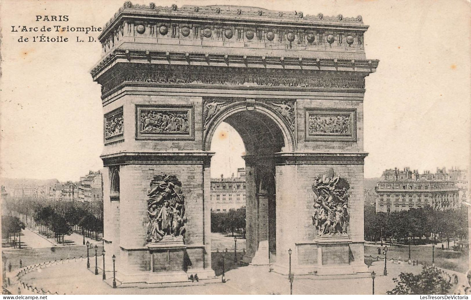 FRANCE - Paris - L'arc De Triomphe De L'Etoile - L.D. - Carte Postale Ancienne - Arc De Triomphe