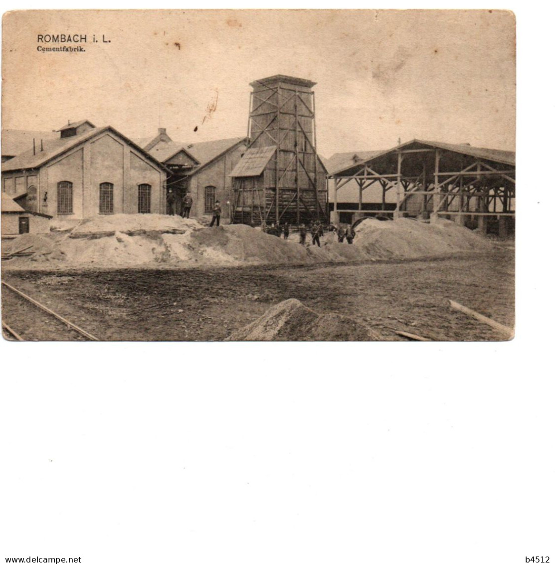 LUXEMBOURG ROMBACH Cementfabrick 1906 - Rodange