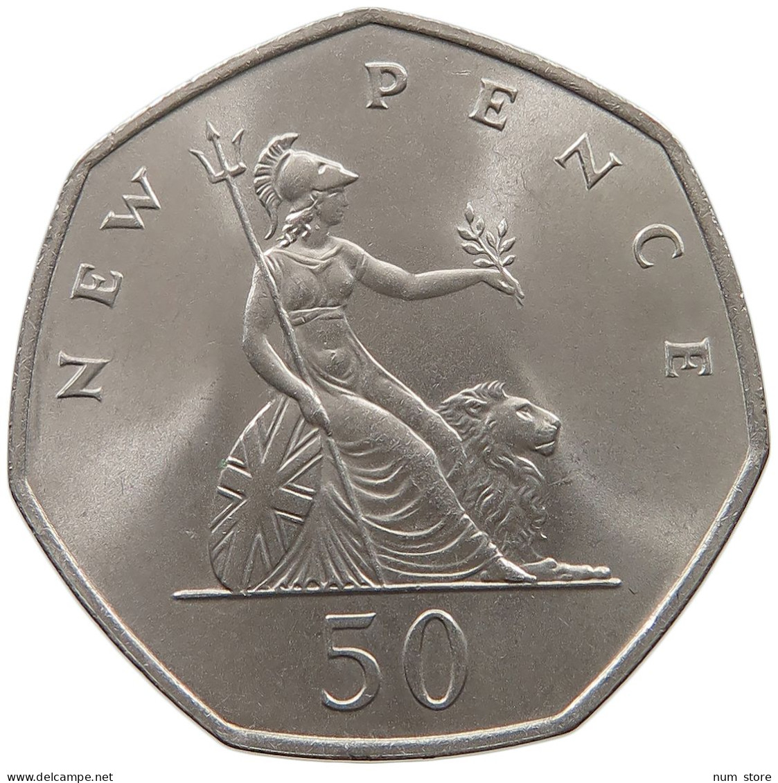 GREAT BRITAIN 50 PENCE 1969 TOP #s060 0801 - 50 Pence