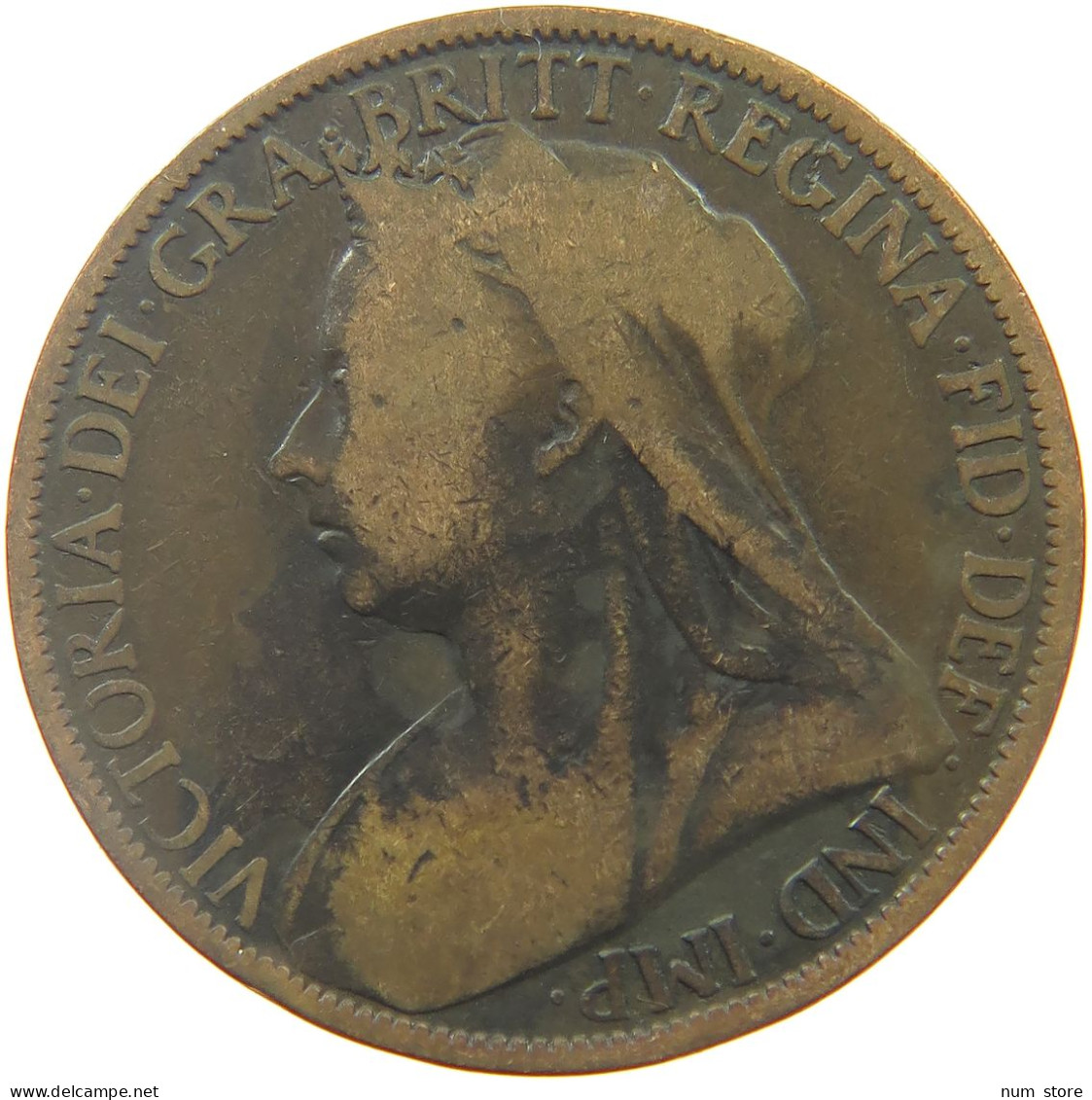 GREAT BRITAIN PENNY 1900 #c071 0421 - D. 1 Penny