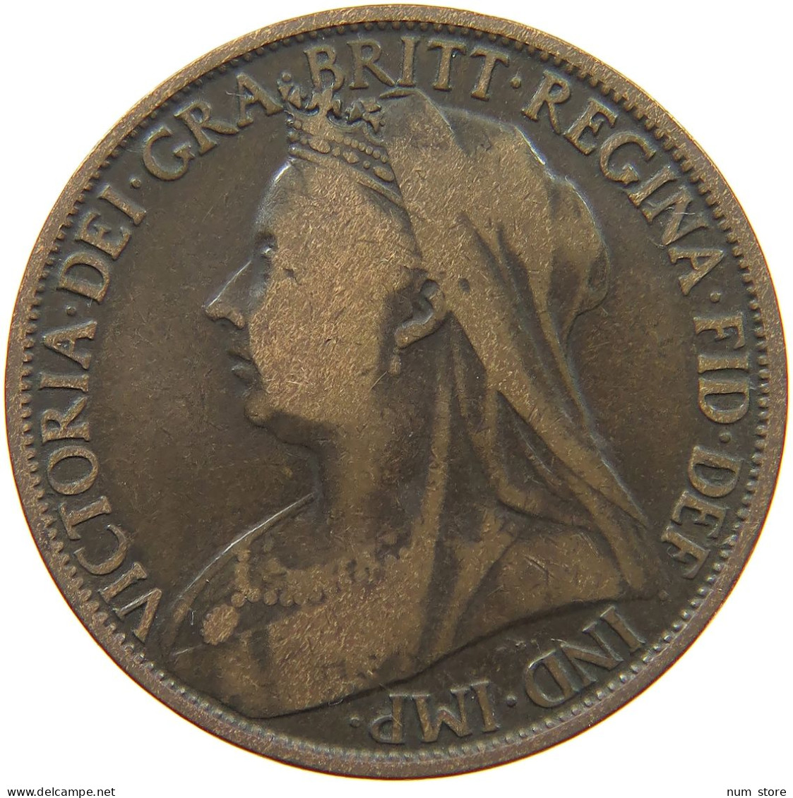 GREAT BRITAIN PENNY 1897 #a065 0501 - D. 1 Penny