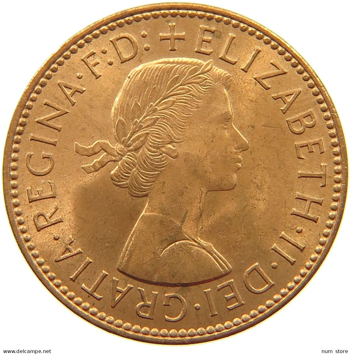 GREAT BRITAIN HALFPENNY 1963 TOP #a039 0347 - C. 1/2 Penny