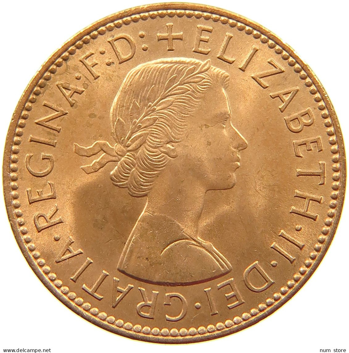 GREAT BRITAIN HALFPENNY 1963 TOP #a039 0323 - C. 1/2 Penny